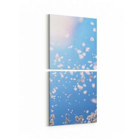Olla 10818K2D Ağaç Görseli Kare 2 Parça Dikey 30x65 cm Kanvas Tablo