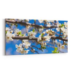 Olla 10821YD Ağaç Görseli Yatay Dar 60x30 cm Kanvas Tablo