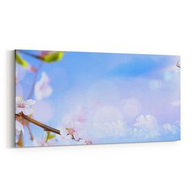 Olla 10829YD Ağaç Görseli Yatay Dar 60x30 cm Kanvas Tablo
