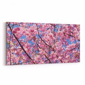 Olla 10833YD Ağaç Görseli Yatay Dar 60x30 cm Kanvas Tablo