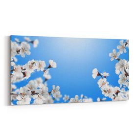 Olla 10837YD Ağaç Görseli Yatay Dar 60x30 cm Kanvas Tablo