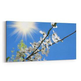 Olla 10845YD Ağaç Görseli Yatay Dar 60x30 cm Kanvas Tablo