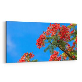 Olla 10882YD Ağaç Görseli Yatay Dar 60x30 cm Kanvas Tablo