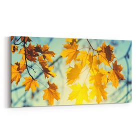 Olla 10885YD Ağaç Görseli Yatay Dar 60x30 cm Kanvas Tablo