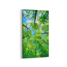 Olla 10888DD Ağaç Görseli Dikey Dar 30x60 cm Kanvas Tablo