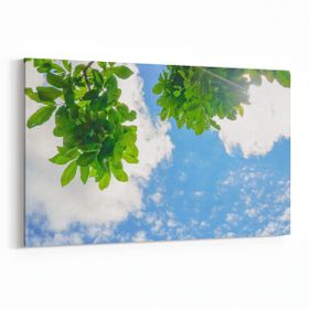 Olla 10891Y Ağaç Görseli Yatay 30x20 cm Kanvas Tablo