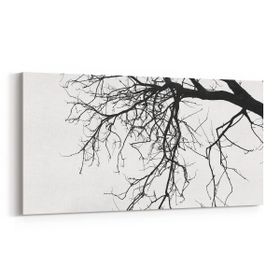 Olla 10892YD Ağaç Görseli Yatay Dar 60x30 cm Kanvas Tablo