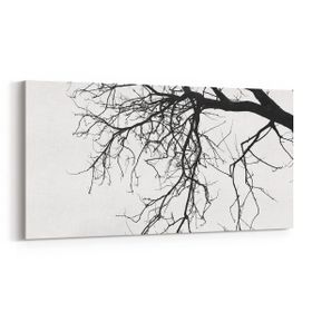 Olla 10892YD Ağaç Görseli Yatay Dar 60x30 cm Kanvas Tablo