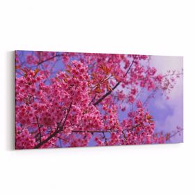 Olla 10895YD Ağaç Görseli Yatay Dar 60x30 cm Kanvas Tablo