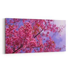 Olla 10895YD Ağaç Görseli Yatay Dar 60x30 cm Kanvas Tablo