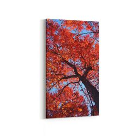 Olla 10898DD Ağaç Görseli Dikey Dar 30x60 cm Kanvas Tablo