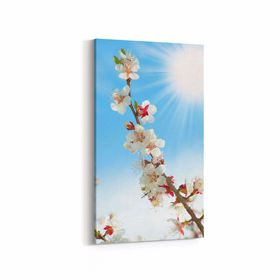 Olla 10904DD Ağaç Görseli Dikey Dar 30x60 cm Kanvas Tablo