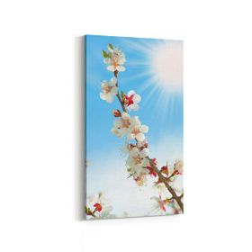 Olla 10904DD Ağaç Görseli Dikey Dar 30x60 cm Kanvas Tablo