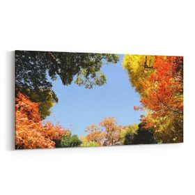 Olla 10923YD Ağaç Görseli Yatay Dar 60x30 cm Kanvas Tablo
