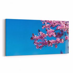 Olla 10954YD Ağaç Görseli Yatay Dar 60x30 cm Kanvas Tablo