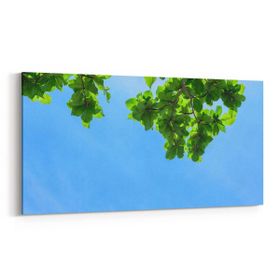 Olla 10971YD Ağaç Görseli Yatay Dar 60x30 cm Kanvas Tablo