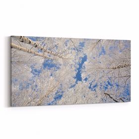 Olla 10976YD Ağaç Görseli Yatay Dar 60x30 cm Kanvas Tablo