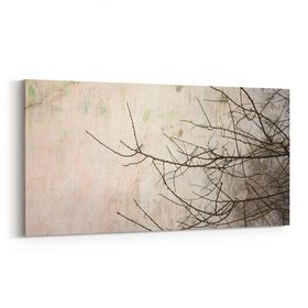 Olla 10992YD Ağaç Görseli Yatay Dar 60x30 cm Kanvas Tablo