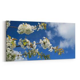 Olla 10995YD Ağaç Görseli Yatay Dar 60x30 cm Kanvas Tablo