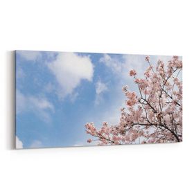 Olla 10996YD Ağaç Görseli Yatay Dar 60x30 cm Kanvas Tablo