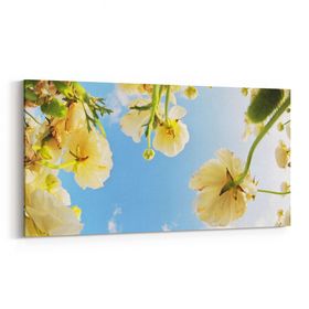 Olla 11028YD Ağaç Görseli Yatay Dar 60x30 cm Kanvas Tablo