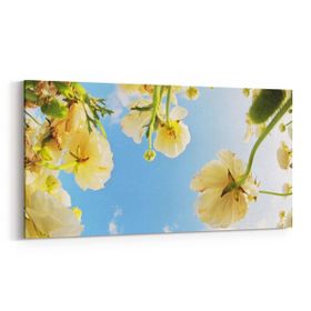 Olla 11028YD Ağaç Görseli Yatay Dar 60x30 cm Kanvas Tablo