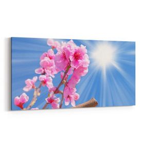 Olla 11057YD Ağaç Görseli Yatay Dar 60x30 cm Kanvas Tablo