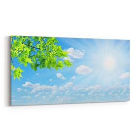 Olla 11060YD Ağaç Görseli Yatay Dar 60x30 cm Kanvas Tablo