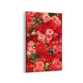Olla 11555D Çiçek Görseli Dikey 20x30 cm Kanvas Tablo