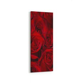 Olla 11557DI Çiçek Görseli Dikey İnce 30x90 cm Kanvas Tablo
