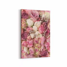 Olla 11558D Çiçek Görseli Dikey 20x30 cm Kanvas Tablo