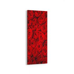 Olla 11559DI Çiçek Görseli Dikey İnce 30x90 cm Kanvas Tablo
