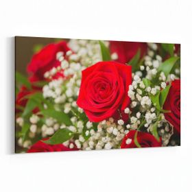 Olla 11571Y Çiçek Görseli Yatay 30x20 cm Kanvas Tablo