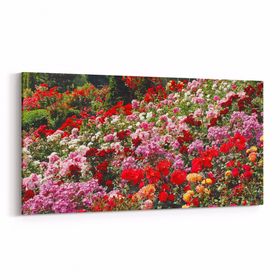 Olla 11575YD Çiçek Görseli Yatay Dar 60x30 cm Kanvas Tablo