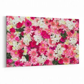 Olla 11581Y Çiçek Görseli Yatay 30x20 cm Kanvas Tablo
