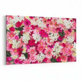 Olla 11581Y Çiçek Görseli Yatay 30x20 cm Kanvas Tablo