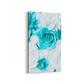 Olla 11585DD Çiçek Görseli Dikey Dar 30x60 cm Kanvas Tablo