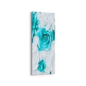 Olla 11585DI Çiçek Görseli Dikey İnce 30x90 cm Kanvas Tablo