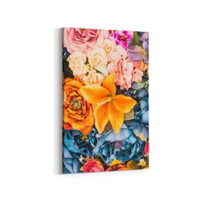 Olla 11586D Çiçek Görseli Dikey 20x30 cm Kanvas Tablo
