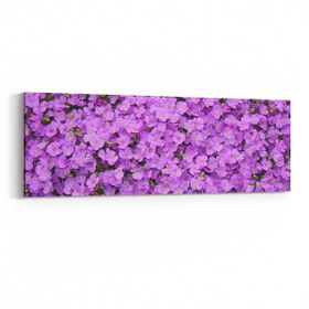 Olla 11587YI Çiçek Görseli Yatay İnce 90x30 cm Kanvas Tablo