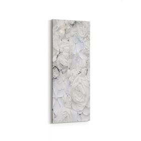 Olla 11588DI Çiçek Görseli Dikey İnce 30x90 cm Kanvas Tablo