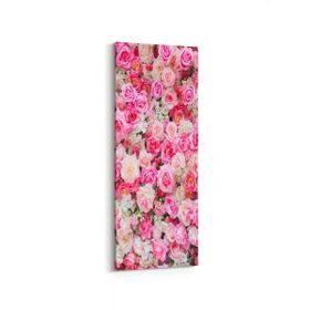 Olla 11589DI Çiçek Görseli Dikey İnce 30x90 cm Kanvas Tablo