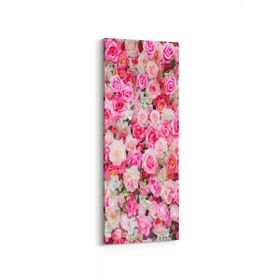 Olla 11589DI Çiçek Görseli Dikey İnce 30x90 cm Kanvas Tablo