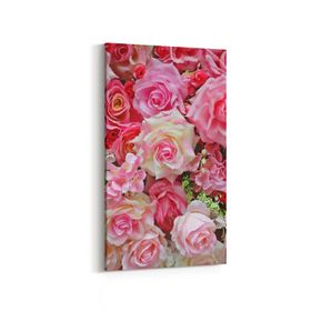 Olla 11591YD Çiçek Görseli Yatay Dar 60x30 cm Kanvas Tablo