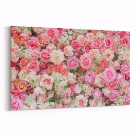 Olla 11605Y Çiçek Görseli Yatay 30x20 cm Kanvas Tablo