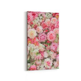 Olla 11605YD Çiçek Görseli Yatay Dar 60x30 cm Kanvas Tablo
