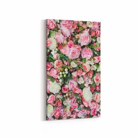 Olla 11606DD Çiçek Görseli Dikey Dar 30x60 cm Kanvas Tablo