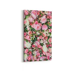 Olla 11606DD Çiçek Görseli Dikey Dar 30x60 cm Kanvas Tablo