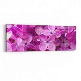 Olla 11609YI Çiçek Görseli Yatay İnce 90x30 cm Kanvas Tablo