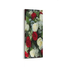 Olla 11610DI Çiçek Görseli Dikey İnce 30x90 cm Kanvas Tablo